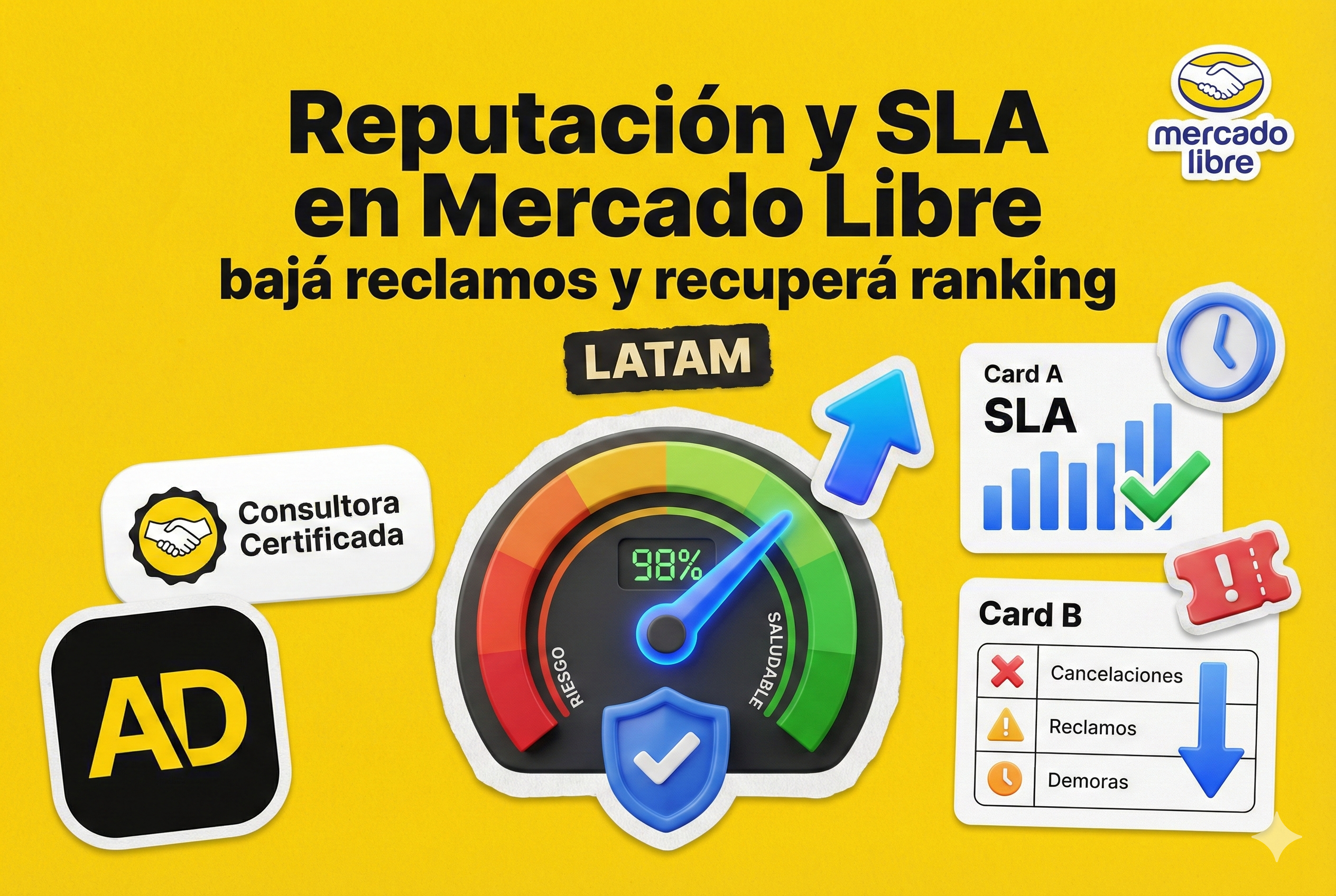 Reputación y SLA en Mercado Libre: el sistema para bajar reclamos y recuperar ranking