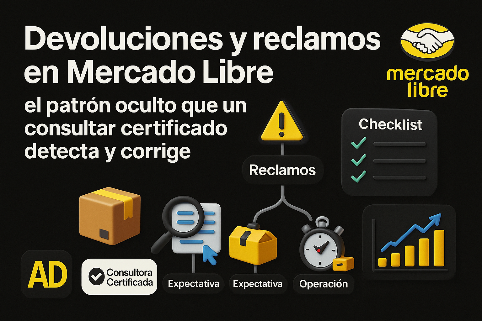 Devoluciones y reclamos en Mercado Libre: el patrón oculto que un consultor certificado mercado libre detecta y corrige 1 devoluciones y reclamos mercado libre