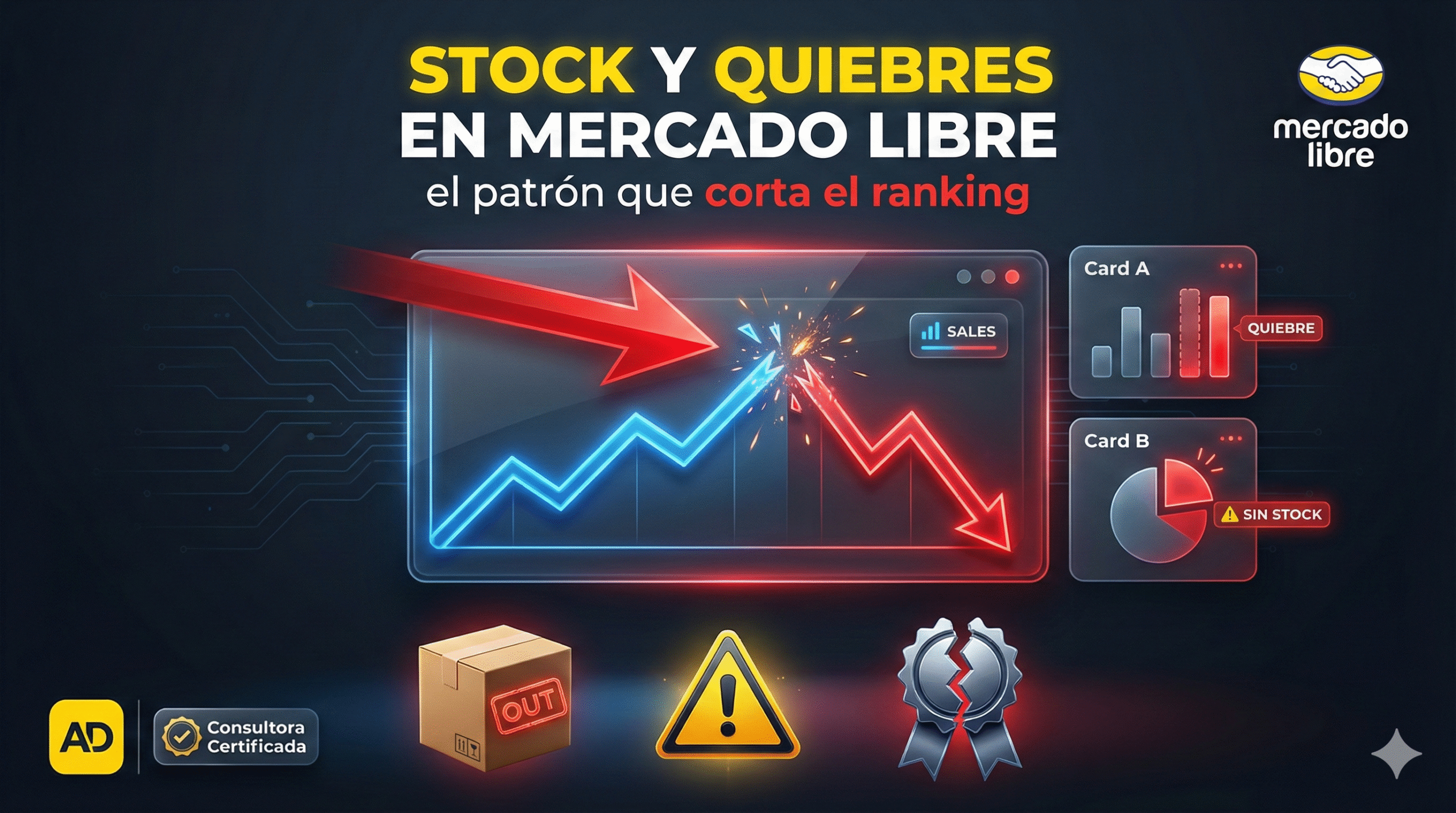 Stock y quiebres en Mercado Libre: el patrón que corta el ranking
