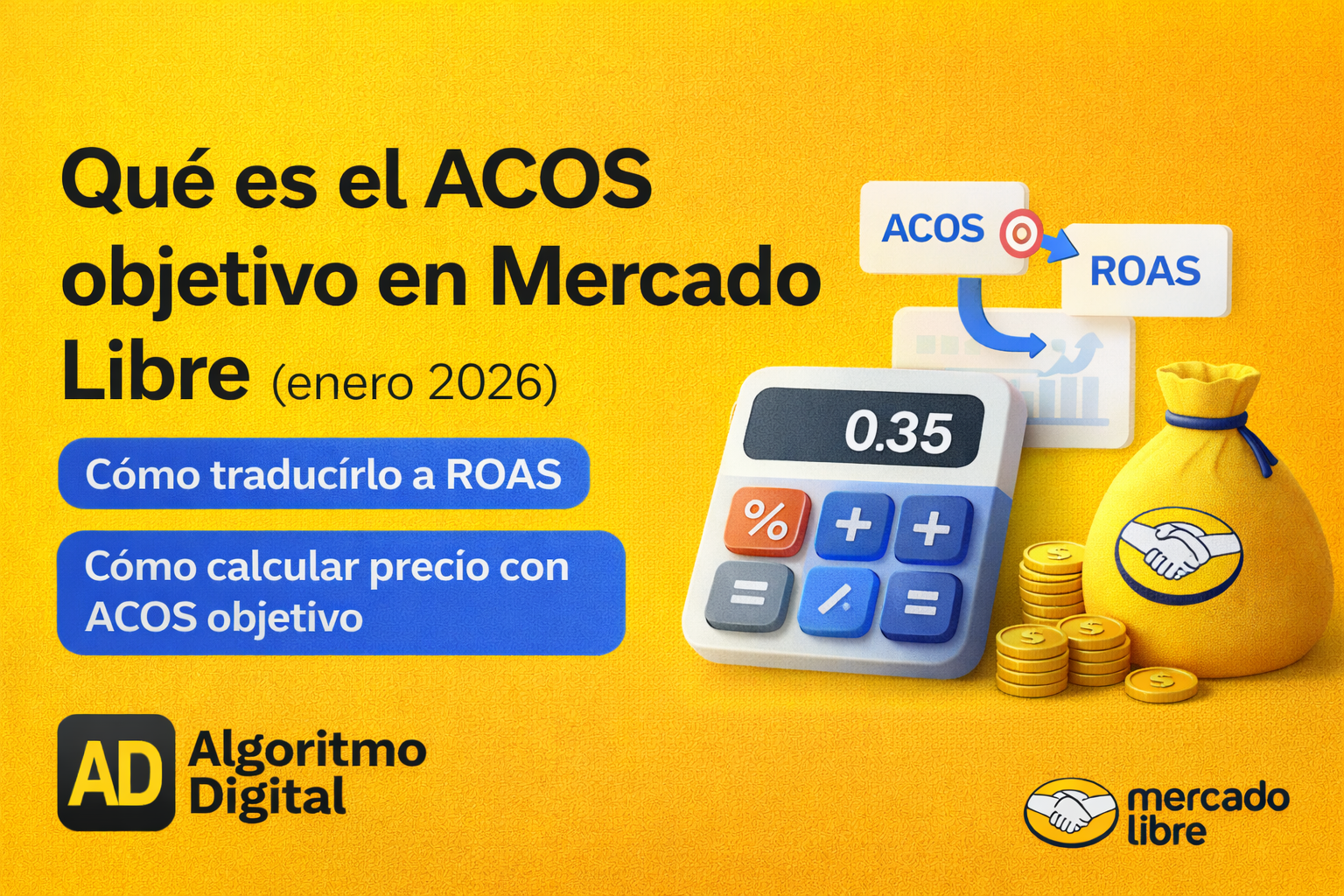 Home 17 Qué es el ACOS Objetivo en Mercado Libre Enero 2026