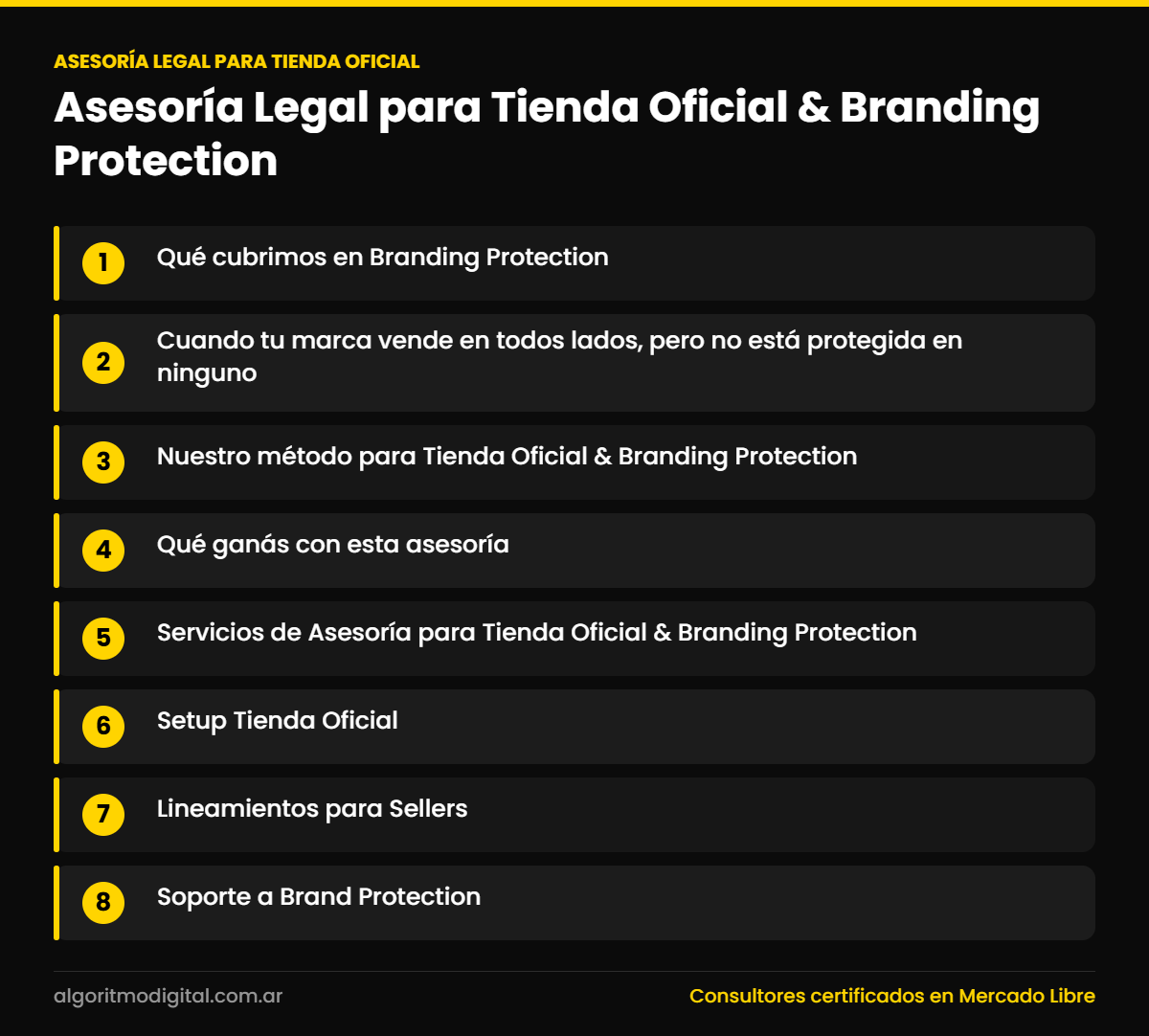 Asesoria legal para tienda oficial — Asesoría Legal para Tienda Oficial & Branding Protection