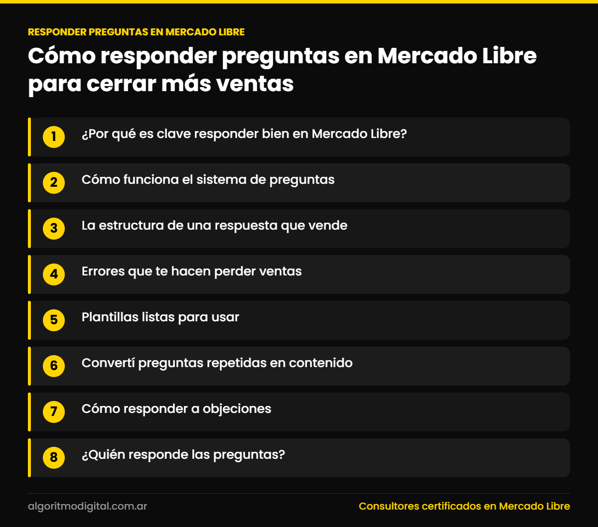 Responder preguntas en mercado libre — Cómo responder preguntas en Mercado Libre para cerrar más ventas