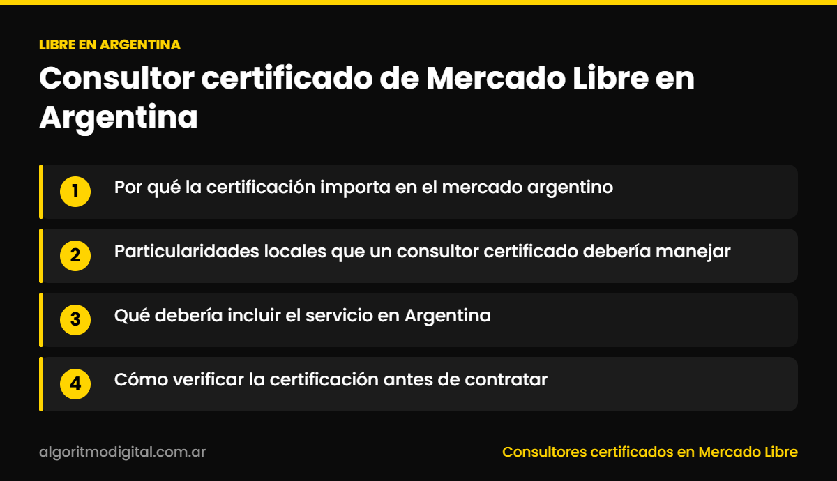 Libre en argentina — Consultor certificado de Mercado Libre en Argentina