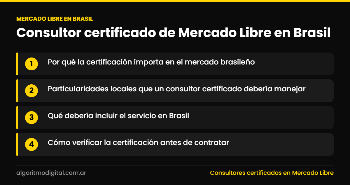 Mercado libre en brasil — Consultor certificado de Mercado Libre en Brasil