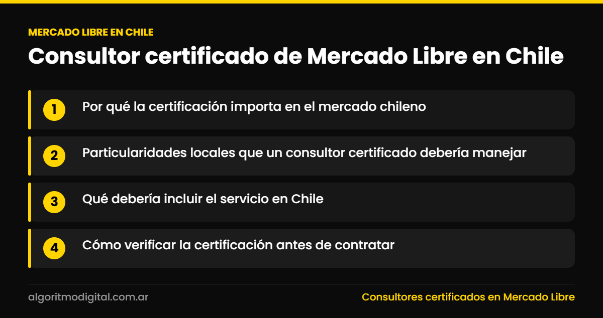 Mercado libre en chile — Consultor certificado de Mercado Libre en Chile