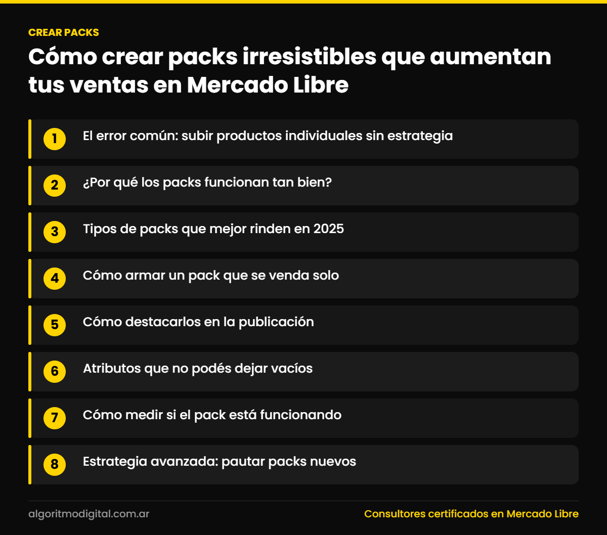 Crear packs — Cómo crear packs irresistibles que aumentan tus ventas en Mercado Libre