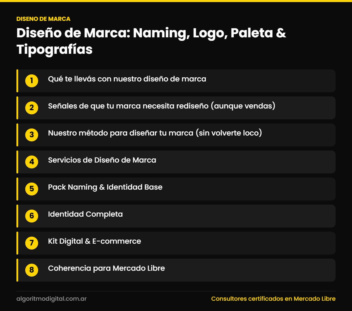 Diseno de marca — Diseño de Marca: Naming, Logo, Paleta & Tipografías