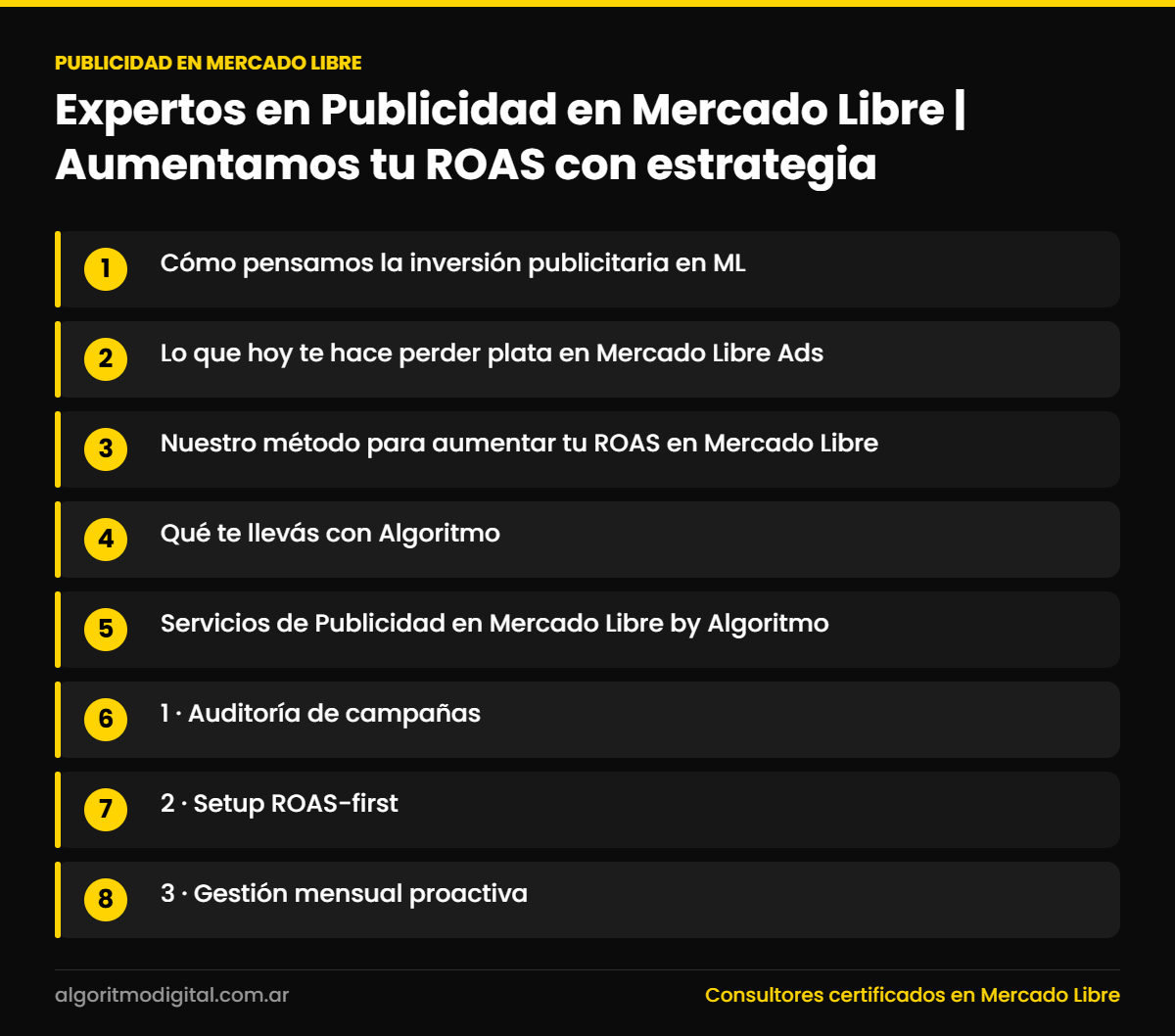 Publicidad en mercado libre — Expertos en Publicidad en Mercado Libre | Aumentamos tu ROAS con estrategia