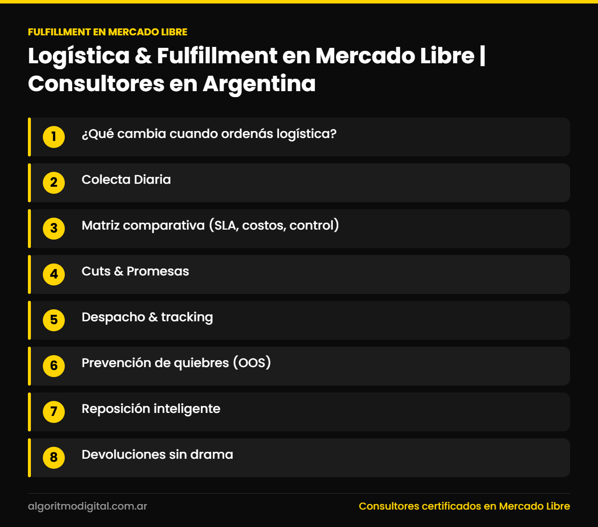 Fulfillment en mercado libre — Logística & Fulfillment en Mercado Libre | Consultores en Argentina