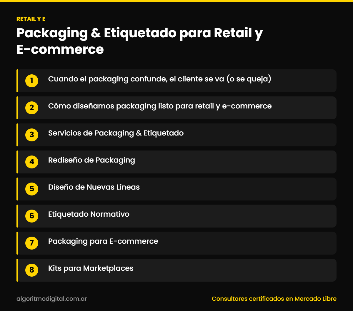 Retail y e — Packaging & Etiquetado para Retail y E-commerce