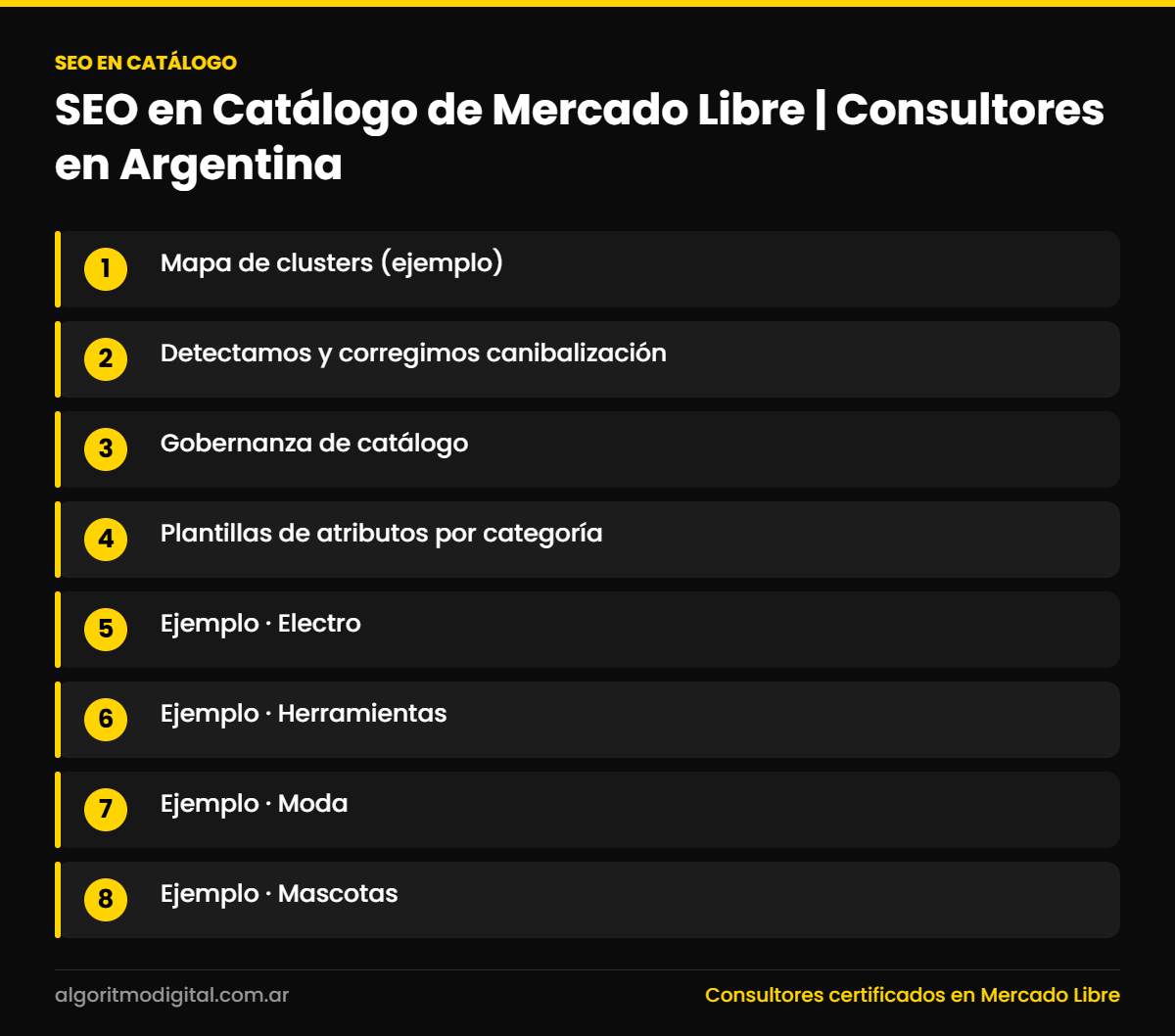 Seo en catalogo — SEO en Catálogo de Mercado Libre | Consultores en Argentina